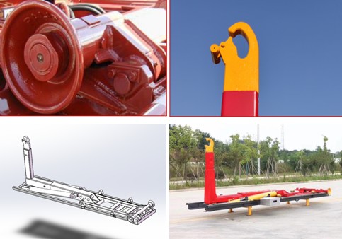 國(guó)六東風(fēng)天錦小三軸勾臂垃圾車 國(guó)六東風(fēng)天錦小三軸勾臂垃圾車