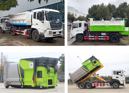 國(guó)六東風(fēng)天錦小三軸勾臂垃圾車 國(guó)六東風(fēng)天錦小三軸勾臂垃圾車